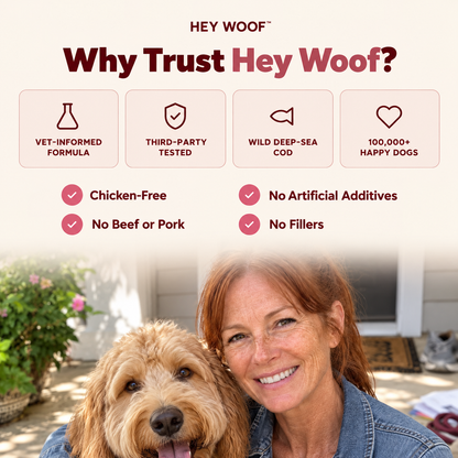 HeyWoof Collagen+ | Daily Skin & Coat Support for Dogs
